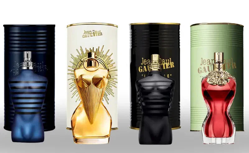Set de 4 perfumes | Le Male Le Parfum, Divine, Ultra Male, La Belle