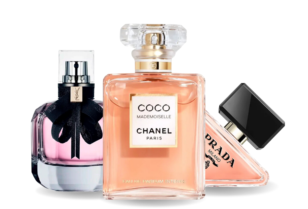 Set de 3 perfumes | Prada PARADOXE, COCO MADEMOISELLE y MON PARIS 100 ml